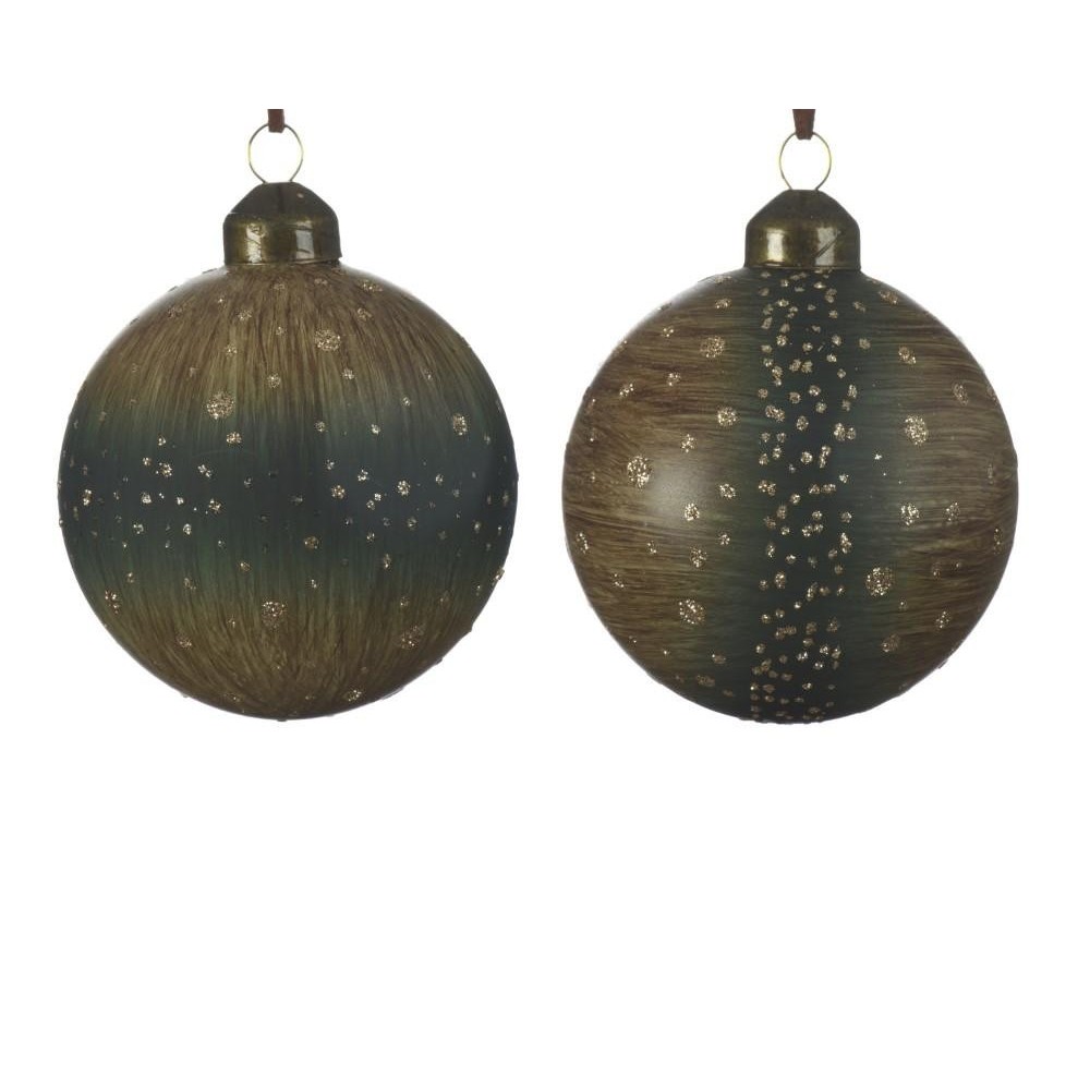 SFERA VETRO OPACO CPUNTINI OR